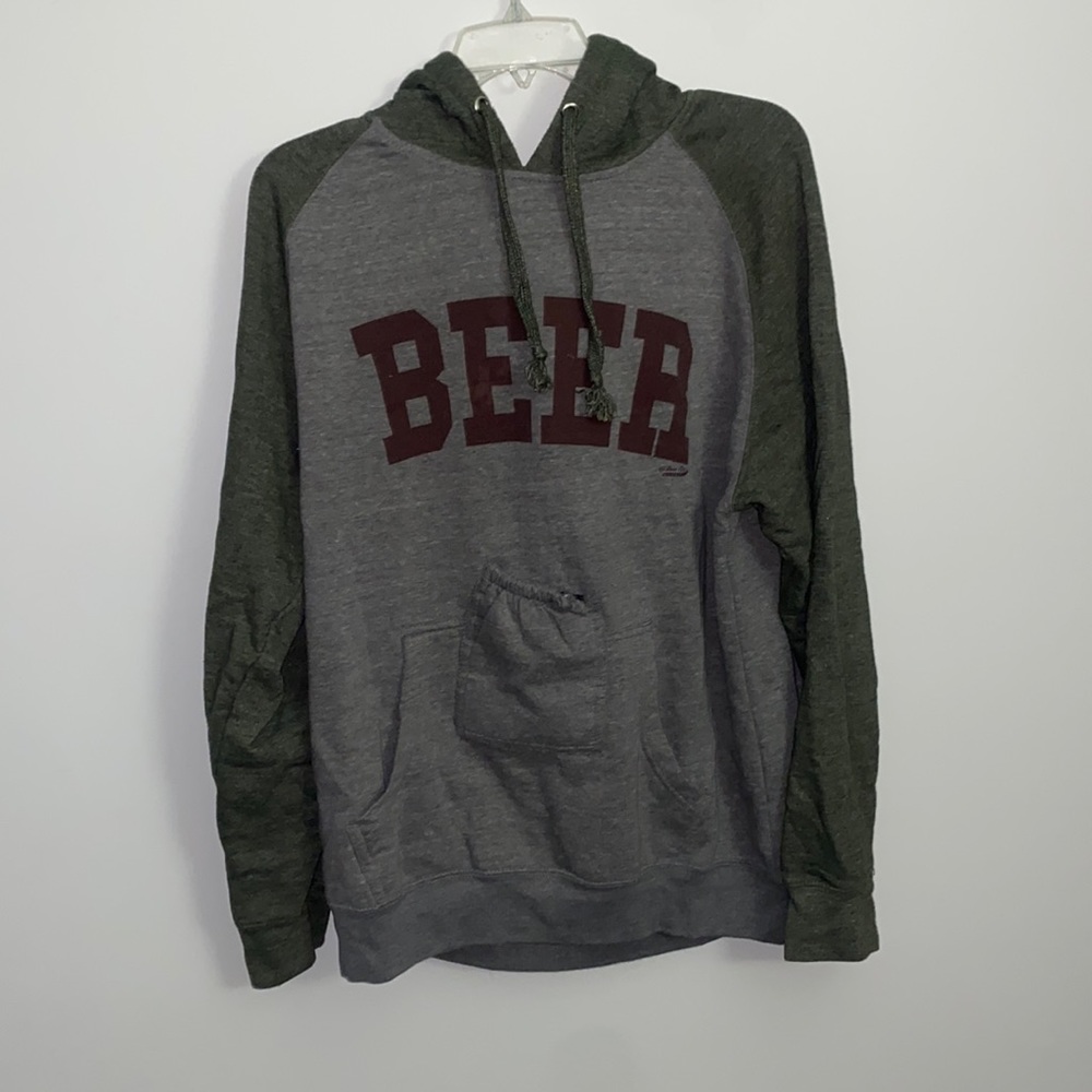 BEER insulated pouch sweatshirt